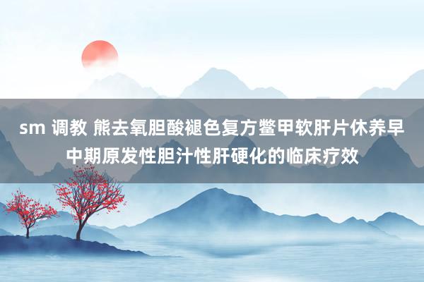 sm 调教 熊去氧胆酸褪色复方鳖甲软肝片休养早中期原发性胆汁性肝硬化的临床疗效
