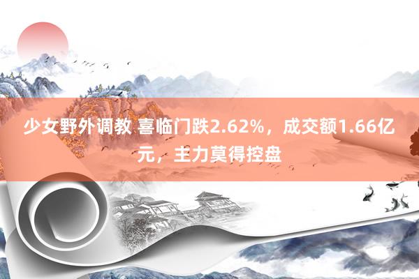 少女野外调教 喜临门跌2.62%，成交额1.66亿元，主力莫得控盘